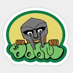 Peek-A-DOOM Sticker